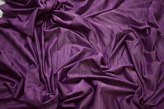 Трикотаж фиолетовый полоска W-130688