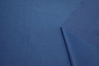 Костюмная голубая ткань W-133068