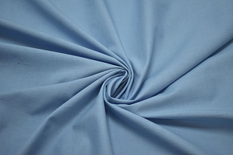 Костюмная голубая ткань W-125977