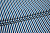 Трикотаж синий белый полоска W-127934