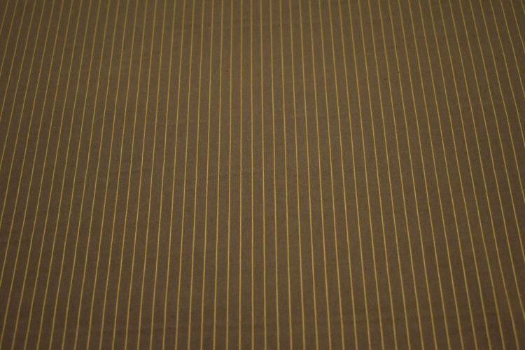 Рубашечная коричневая ткань полоска W-130750