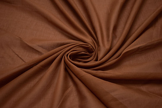 Плательная коричневая ткань W-127730