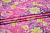 Хлопок розовый цветочный принт W-125898