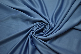 Плательная синяя ткань W-126741