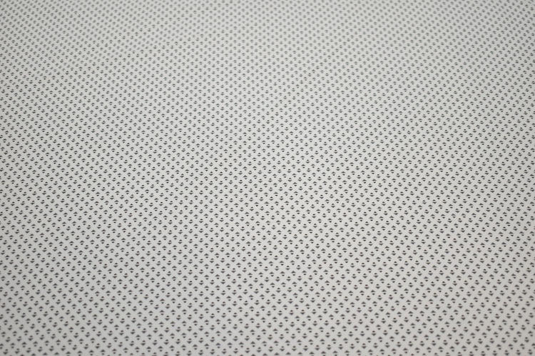Рубашечная серая белая ткань геометрия W-131582