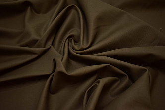 Костюмная коричневая ткань W-127305
