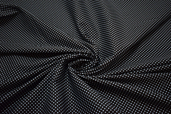 Рубашечная черная голубая ткань геометрия W-132313