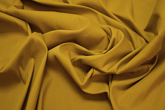 Костюмная желтая ткань W-131543
