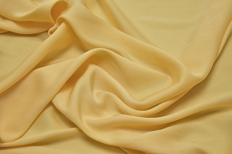 Плательная желтая ткань W-127192