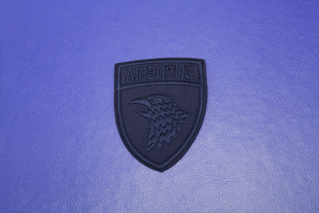 Термонаклейка эмблема с надписью Airborne W-133643