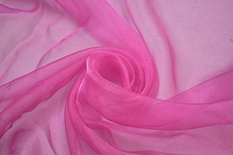 Органза розового цвета W-126905