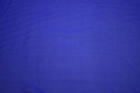 Шёлк-шифон синего цвета W-124117