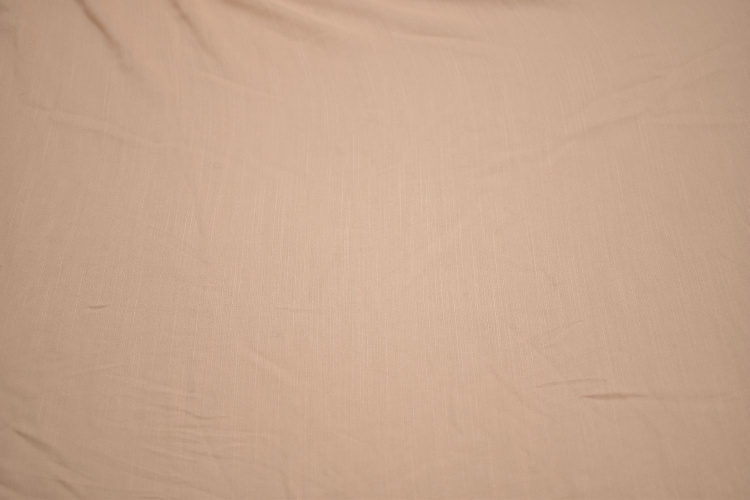 Плательная персиковая ткань W-131607