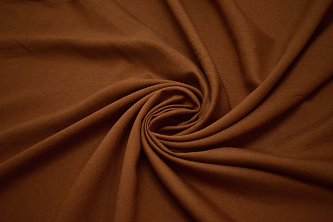 Костюмная коричневая ткань W-129173
