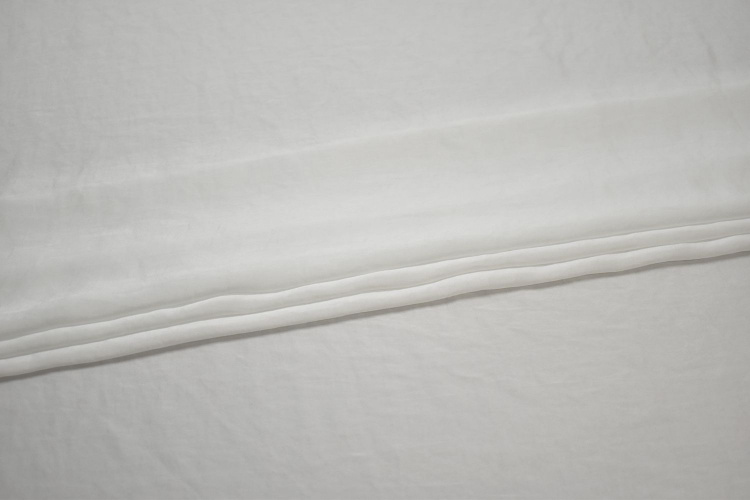 Плательная белая ткань W-126805