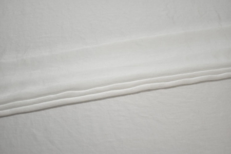 Плательная белая ткань W-126805