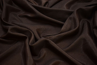 Плательная коричневая ткань W-131597