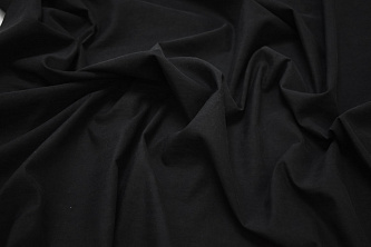 Плащевая черная ткань W-126306