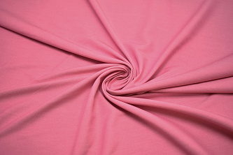 Костюмная розовая ткань W-129183