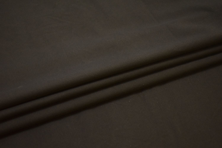 Костюмная коричневая ткань W-131391