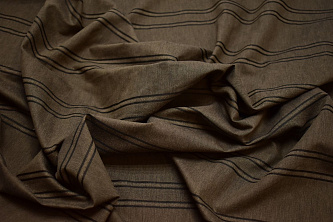 Костюмная коричневая ткань W-131064