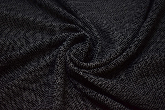 Костюмная серо-черная ткань W-126967
