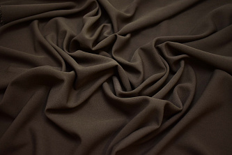 Костюмная коричневая ткань W-128597
