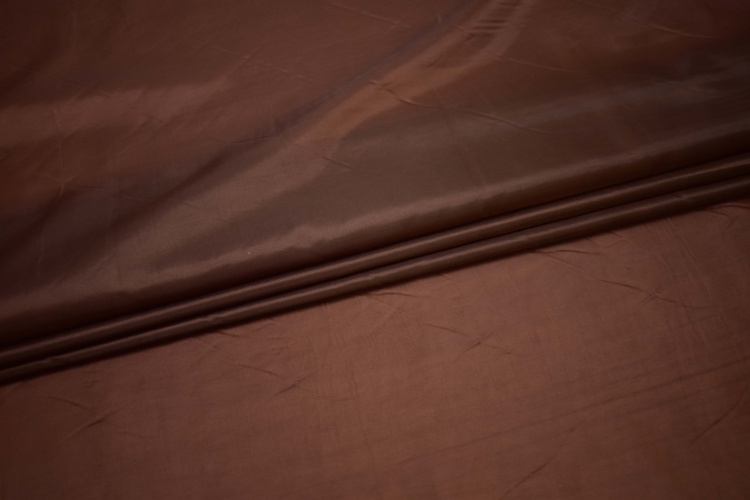Подкладочная коричневая ткань W-129850