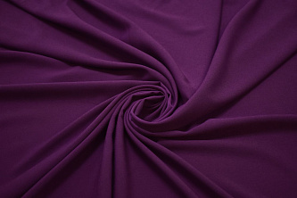 Плательный креп фиолетовый W-131304