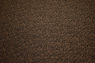 Шифон коричневый черный абстракция W-131394
