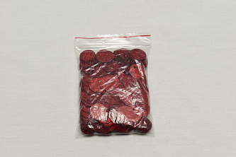 Пайетки красного цвета 1,5 см W-133853
