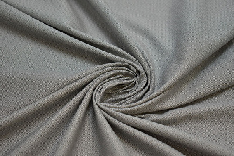 Рубашечная серая ткань зигзаг W-129588