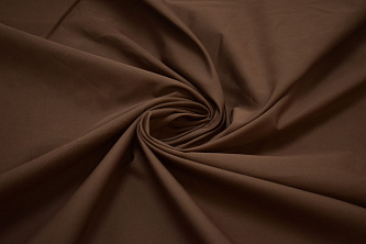 Рубашечная коричневая ткань W-130843