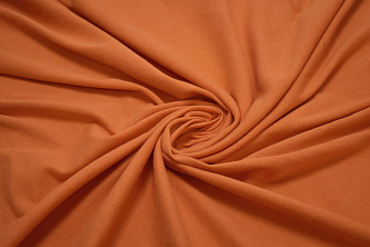 Трикотаж оранжевый W-124406