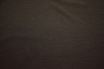 Костюмная черная коричневая ткань W-133158