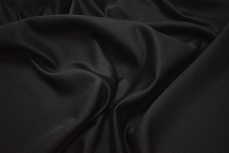 Костюмная черная ткань W-128848