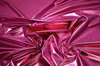 Парча-стрейч розового цвета W-129012
