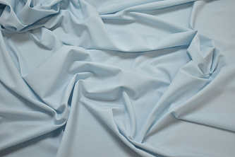 Плательная голубая ткань W-130722