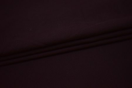 Костюмная бордовая ткань с эластаном W-130909