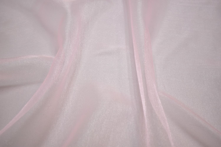 Органза розового цвета W-126929