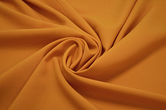 Габардин оранжевого цвета W-128162