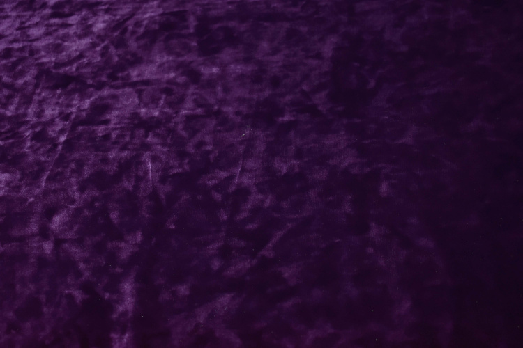 Бархат-стрейч фиолетовый лайкра W-133774