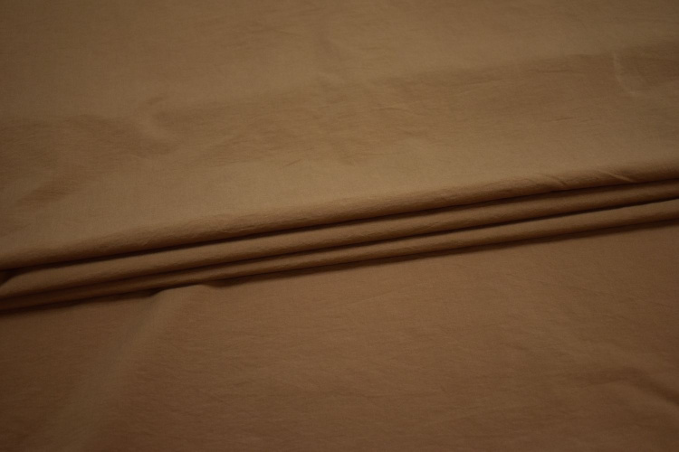 Плательная коричневая ткань W-127747